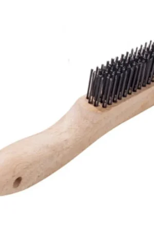 Magnolia Brush 4-S Shoe Handle Steel Wire Scratch Brush Genuine