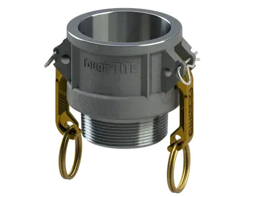 3" Type B Cam & Groove Coupler x Male NPT Tough-Tite Aluminum Premium
