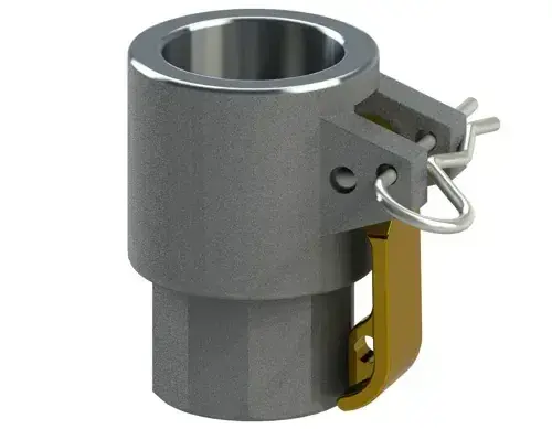 Secure Checkout 1" Type D Cam & Groove Coupler x Female NPT U-Tite Aluminum (2 / Pkg.)