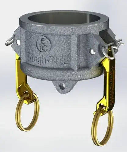3" Cam & Groove Dust Cap U-Tite Aluminum Instant Buy
