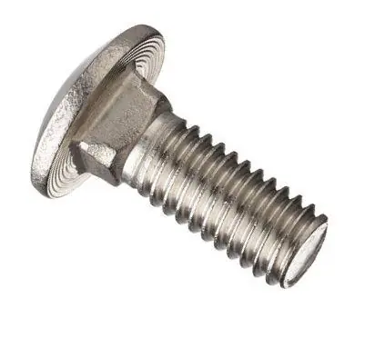 Certified 1/2-13 X 7" Carriage Bolts 316 Stainless Steel (25 / Pkg.)