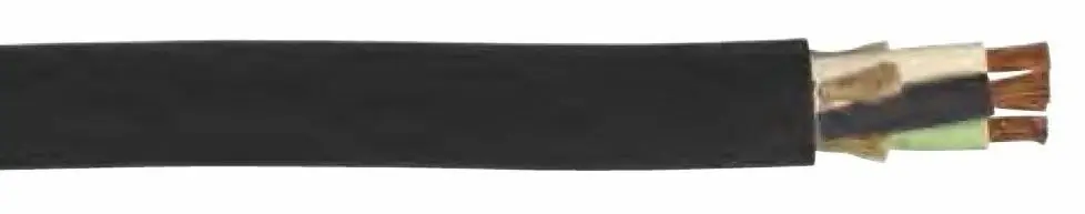 Price Drop Carolprene® Jacketed Type SOOW Portable Cord - 6 AWG 3 Conductor - 600V - Black - 16073