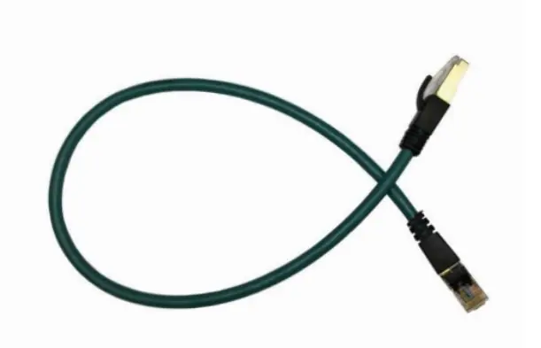 523359-5 LAPP ETHERLINE® 4 Pair CAT5e Continuous Flex Cordsets - Two 8-wire RJ45 Connectors - Low Profile - Polyurethane (PUR) - Teal - 5m Price Drop