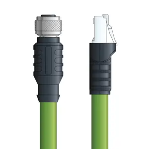 Special Discount PB4110111S02 - LAPP UNITRONIC® PROFIBUS Cordsets 22 AWG / 1 pair Bus - Violet PVC - M12 Female 90 deg (2) / D-sub Node connectors - 2m