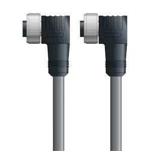 Super Sale DN4110057F05 - LAPP UNITRONIC® DeviceNet Cordsets 14 & 18 AWG / 1 + 1 pair Bus - Gray PVC - 7/8 in Female 90 deg / 7/8 in Female 90 deg connectors - 5m