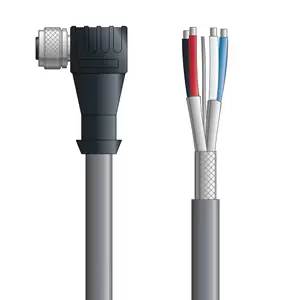 DN4110022F05 - LAPP UNITRONIC® DeviceNet Cordsets 14 & 18 AWG / 1 + 1 pair Bus - Gray PVC - M12 Female 90 deg / Wire Leads connectors - 5m Trusted Brand