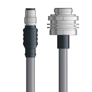 Super Sale DN4110074F05 - LAPP UNITRONIC® DeviceNet Cordsets 14 & 18 AWG / 1 + 1 pair Bus - Gray PVC - M12 Male / 7/8 in Male Bulkhead connectors - 5m