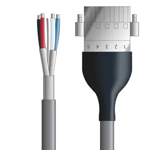 Fan Favorite DN4110047F05 - LAPP UNITRONIC® DeviceNet Cordsets 14 & 18 AWG / 1 + 1 pair Bus - Gray PVC - Wire Leads / Plug Header connectors - 5m