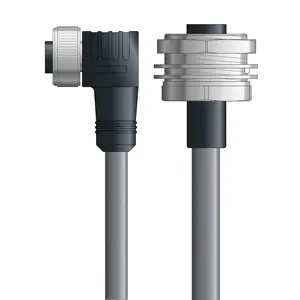 Top Rated DN4110079F10 - LAPP UNITRONIC® DeviceNet Cordsets 14 & 18 AWG / 1 + 1 pair Bus - Gray PVC - 7/8 in Female 90 deg / 7/8 in Female Bulkhead connectors - 10m