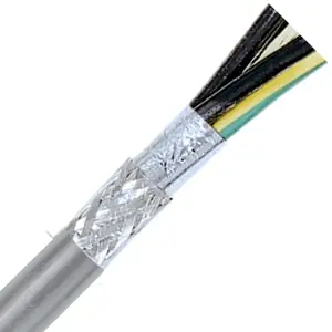 Genuine 281205CY - LAPP ÖLFLEX® CONTROL TM CY Shielded Multiconductor Cable - 12 AWG 5 Conductor - Gray