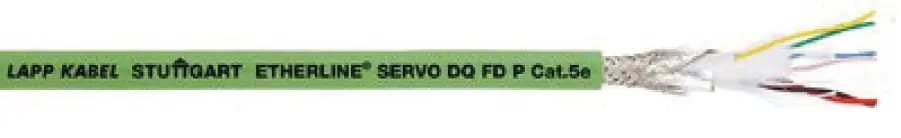 2170937 - LAPP ETHERLINE® SERVO DQ - Power and Data for DRIVE CLiQ - 26 & 22 AWG - Green Halogen-Free PUR Free Returns