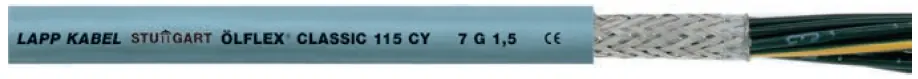 Weekend Sale 1136803 - LAPP ÖLFLEX® CLASSIC 115 CY - 19 AWG 3 Conductor - Shielded Gray PVC