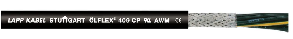 Save Now 1321952 - LAPP ÖLFLEX® 409 CP Shielded Multiconductor Cable - Polyurethane (PUR) - 16 AWG 2 Conductor - Black