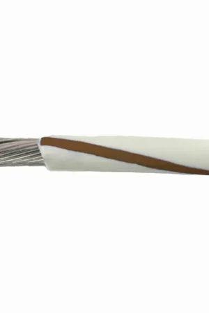 While Supplies Last 3050 WN001 - Alpha Wire UL 1007/UL 1569 PVC Hook-Up/Lead Wire - 24 AWG - 7/32 Stranded Conductor - Tinned Copper - 300V - White/Brown - 1000ft