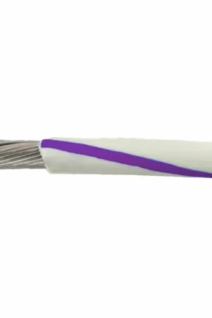 Weekend Sale 3051 WV001 - Alpha Wire UL 1007/UL 1569 PVC Hook-Up/Lead Wire - 22 AWG - 7/30 Stranded Conductor - Tinned Copper - 300V - White/Violet - 1000ft
