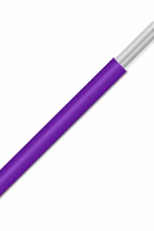 1561/24 VI005 - Alpha Wire MIL-W-76B/Type MW PVC Hook-Up/Lead Wire - 24 AWG - Solid Conductor - Tinned Copper - 1000V - Violet - 100ft Super Sale