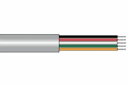 Express Delivery Alpha Wire Industrial Series P MP08105KW-YL199 8 AWG 5 Conductor - Unshielded - Yellow