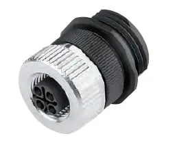 44423145 - LAPP EPIC® POWER M12 Panel Mount Base - Straight Field Wireable Female Connector Best Seller