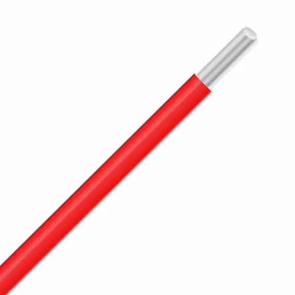Trusted Brand 1807 RD005 - Alpha Wire - UL 1523 - Wire Wrap - 26 AWG - ETFE Insulation - Solid Conductor -Silver Coated Copper - Red - 100ft