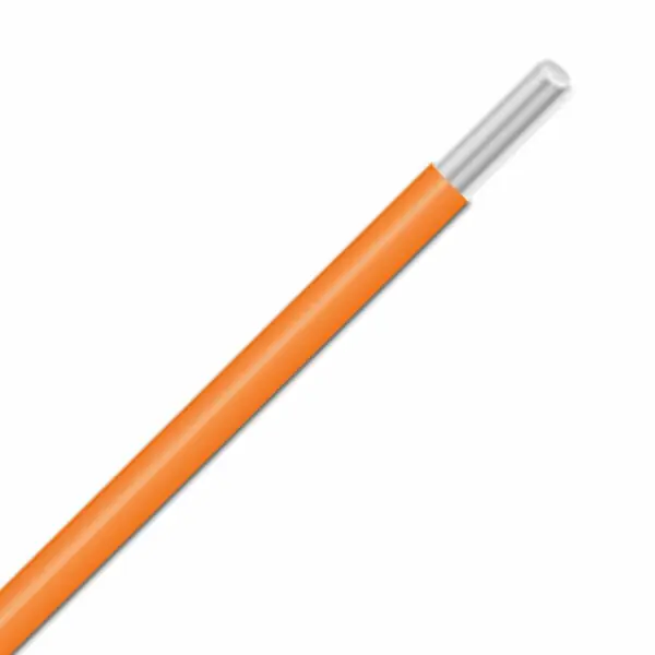 5954 OR001 - Alpha Wire - UL 1423 - Wire Wrap - 24 AWG - PVDF Insulation - Solid Conductor -Silver Coated Copper - Orange - 1000ft High Quality
