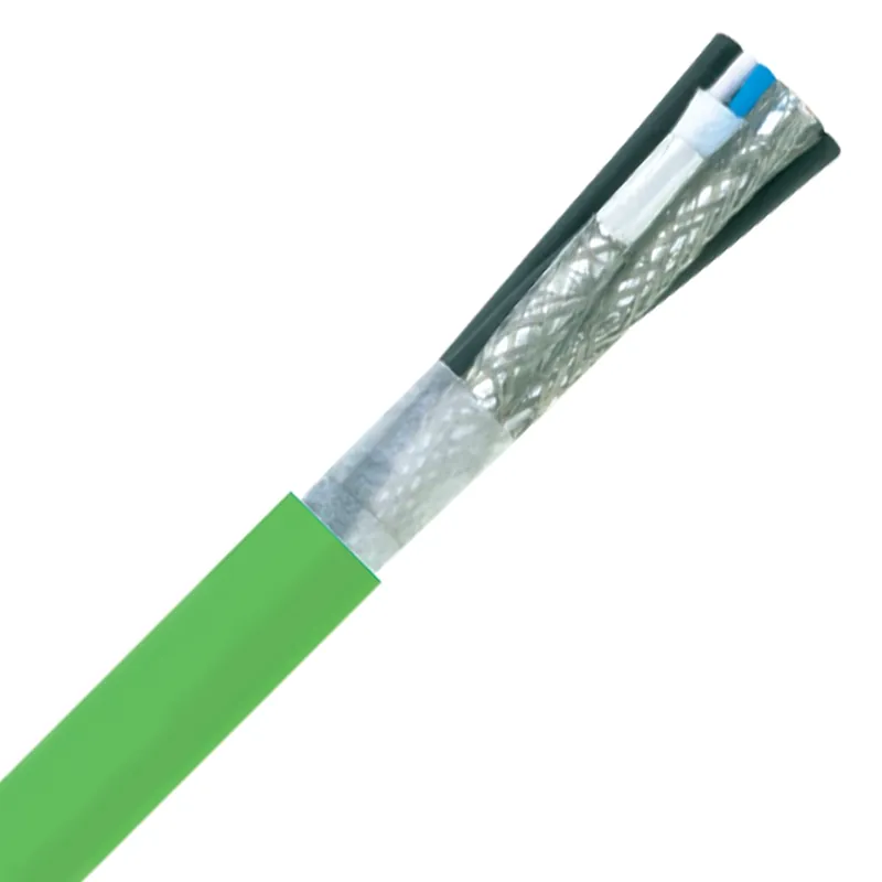 2170887 - LAPP ETHERLINE® 2 Pair CAT5 HYBRID - 22 AWG/2pr + 16 AWG/4c - Green Place Order