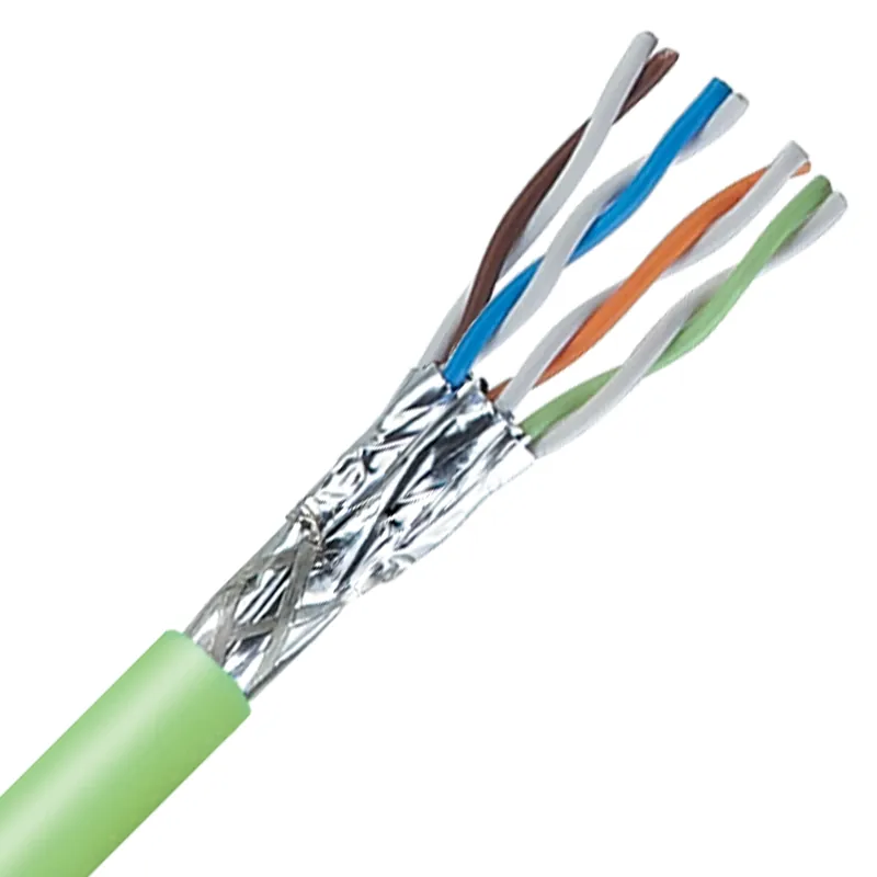 Express Delivery 2170475 - LAPP ETHERLINE® 4 Pair CAT7 Stationary - 22 AWG - Polyurethane (PUR) - Green