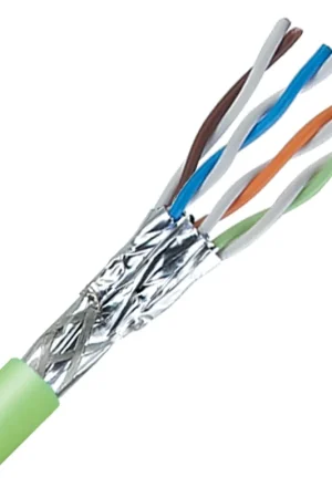 Top Rated 2170476 - LAPP ETHERLINE® 4 Pair CAT7 Stationary - 22 AWG - Halogen-Free - Green