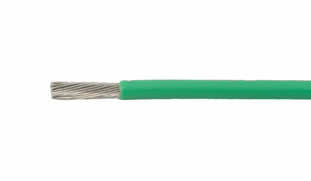 Alpha Wire EcoWire® Plus Hook-Up/Lead Wire - 22 AWG 7 Stranded Conductor - Bare copper - 300V - Green - 1000 ft Weekend Sale