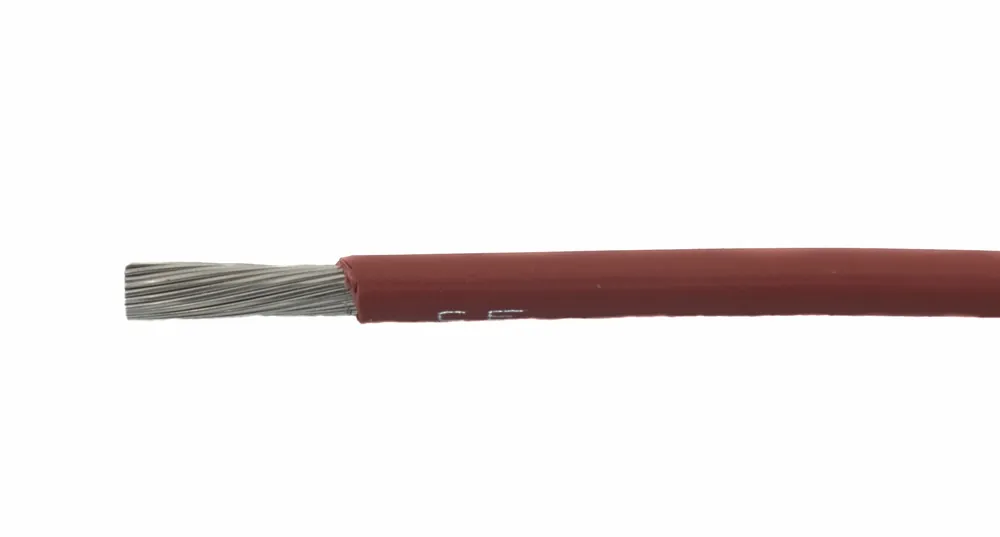 Alpha Wire EcoWire® Plus Hook-Up/Lead Wire - 18 AWG 19 Stranded Conductor - Bare copper - 300V - Brown - 100 ft Discount