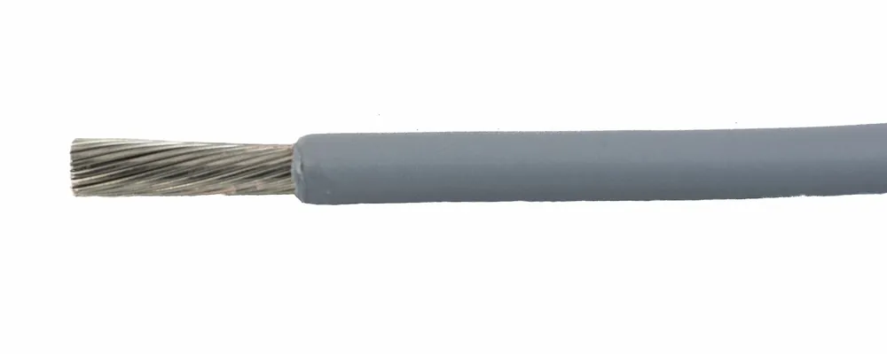 Hot Deal Alpha Wire EcoWire® Hook-Up/Lead Wire - 14 AWG Solid Conductor - Tinned copper - 600V - Slate - 100 ft