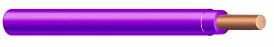 Sale TFN Building Wire - 18 AWG - Violet - Solid Conductor