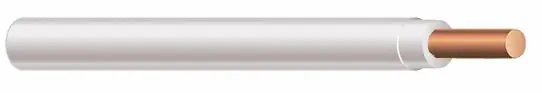 THHN Building Wire - 10 AWG - White - Solid Conductor Last Chance