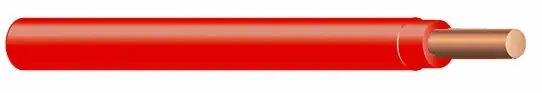 THHN Building Wire - 12 AWG - Red - Solid Conductor Professional Grade