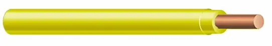 Low Price THHN Building Wire - 14 AWG - Yellow - Solid Conductor