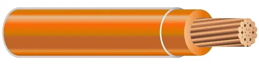 Get Yours THHN Building Wire - 4 AWG - Orange - Stranded Conductor