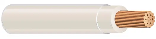 THHN Building Wire - 4 AWG - White - Stranded Conductor Order Now