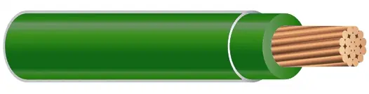 Free Returns THHN Building Wire - 1/0 AWG - Green - Stranded Conductor