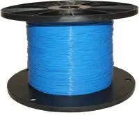 Cheap NEMA HP-3 / M16878 / Type E / UL 1213 Hook-Up Wire - 18 AWG 7 Strand - Blue