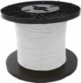 NEMA HP-3 / M16878 / Type E / UL 1213 Hook-Up Wire - 26 AWG 7 Strand - White Crafted