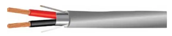 Place Order Security Alarm Cable - CMR Riser Rated - Shielded - 22 AWG 4 Conductor - Gray Jacket - 1000 ft Reel