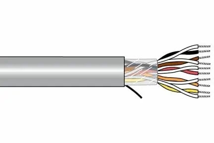 Alpha Xtra-Guard®1 Unshielded Multipair Cable - 24 AWG 11 Pair - Slate - 300V - 1000 ft Genuine