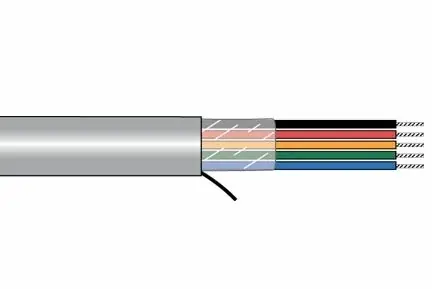 Secure Checkout Alpha Xtra-Guard®1 Unshielded Multiconductor Cable - 14 AWG 25 Conductor - Slate - 600V - 500 ft