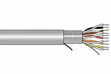 Fast Shipping Alpha Xtra-Guard®1 Foil Shield Multipair Cable - 24 AWG 4 Pair - Slate - 300V - 500 ft