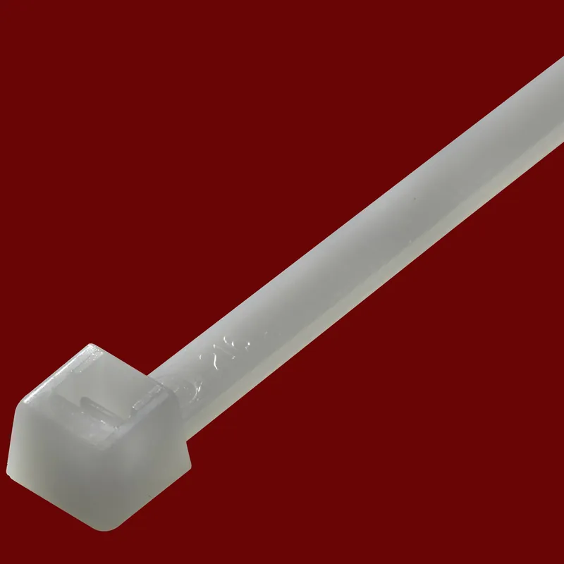 Low Price ACT 8" Nylon Cable Tie - 18lb Strength - Natural - 10,000 cable ties/case