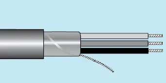 Same Day Shipping Alpha Essentials Multi-Conductor Cable - Foil Shield - 24 AWG 15 Conductor - Gray - 300V - 100ft - Alpha 6307 SL005