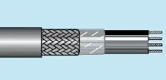 In Demand Alpha Essentials Multi-Conductor Cable - Braid Shield - 24 AWG 1 Conductor - Gray - 600V - 100ft - Alpha 3210 SL005
