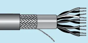 Affordable Alpha Essentials Multi-Pair Cable - Foil Braid Shield - 22 AWG 4 Pair - Gray - 300V - 100ft - Alpha 6375 SL005