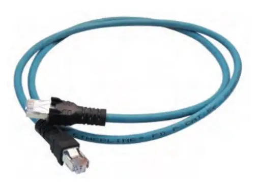 Cheap C5E001F2 - LAPP ETHERLINE® Industrial Cordsets 26 AWG / 4 pair CAT5e - Teal Polyurethane (PUR) - RJ45 / RJ45 connectors - 2m