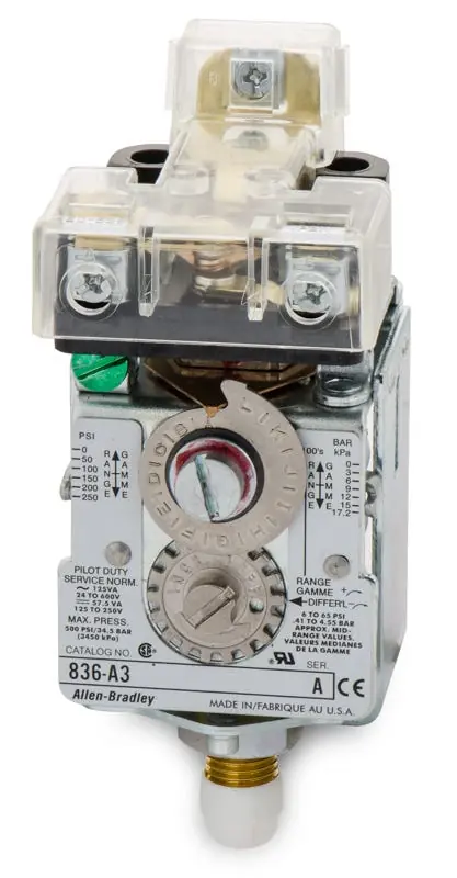 Allen-Bradley 836A3 Pressure Switch Genuine