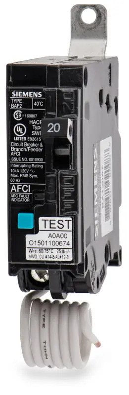 Siemens B120AF - 20A AFCI Miniature Circuit Breaker Fast Shipping